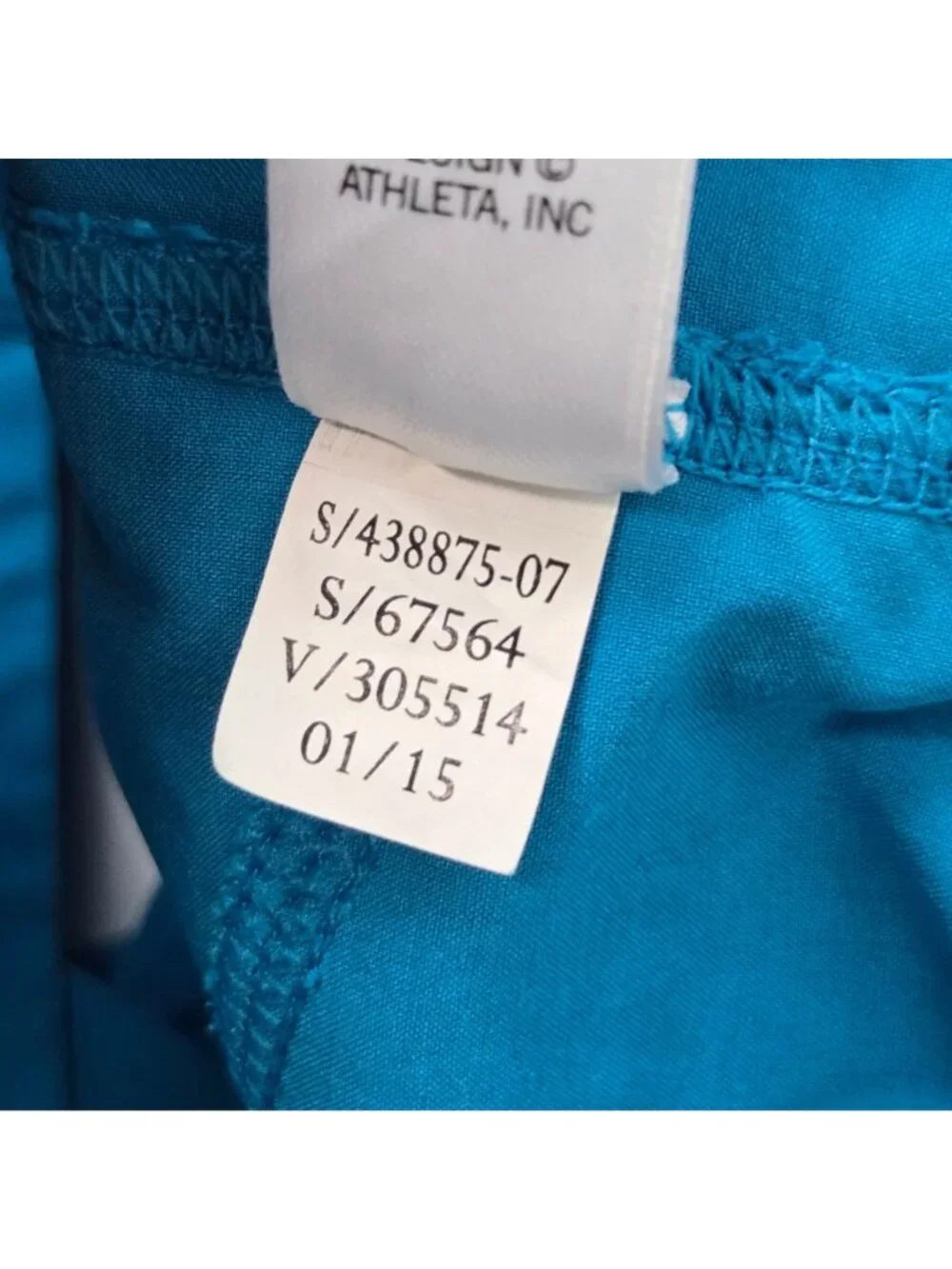 Athleta Size S Ready Set Running Athletic Shorts Flash Blue Reflective trim UPF